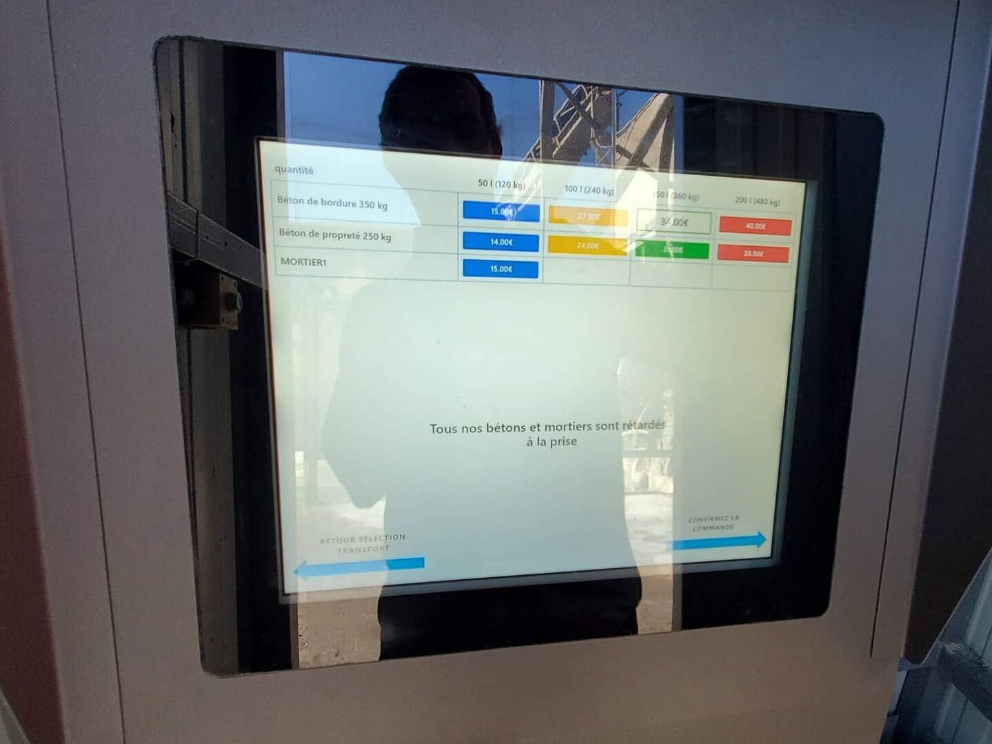 Choix du dosage et de la quantité de béton à enlever