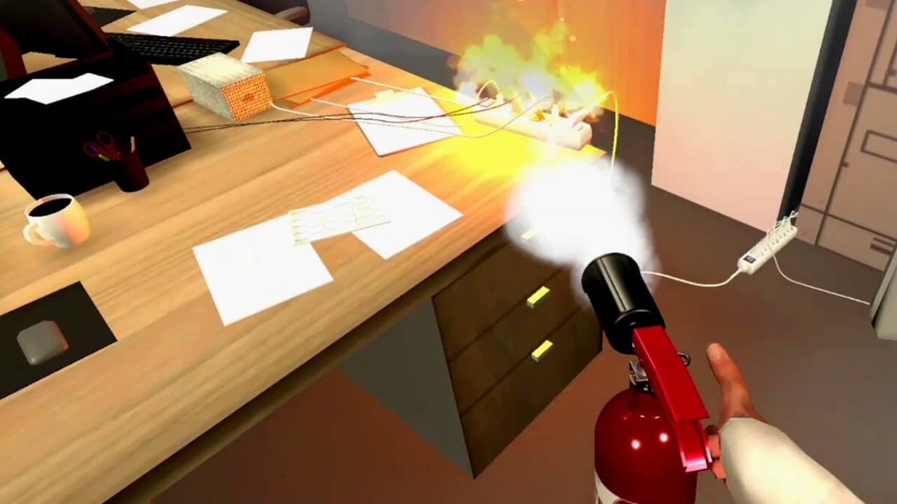 Formation incendie extincteur VR