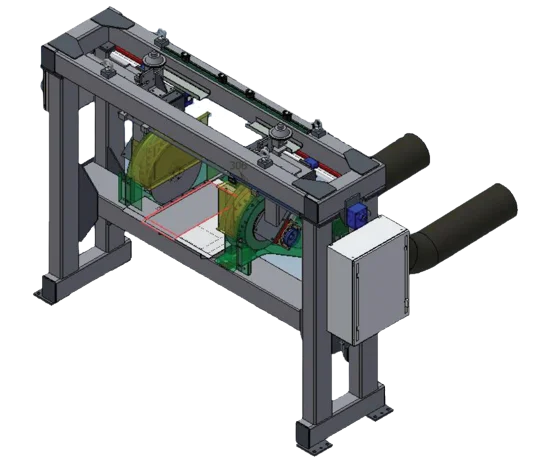 3D plan of a shredder