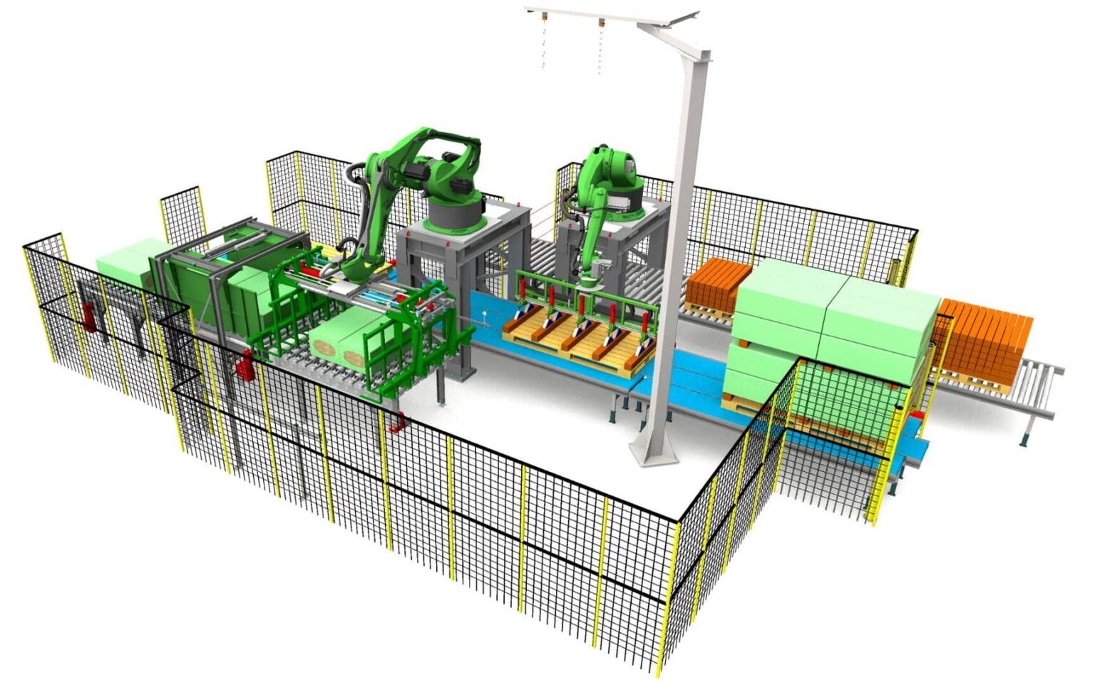 Palletizing solutions for insulation | ALFI Technologies